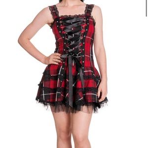 Hell Bunny Harley Tartan Dress